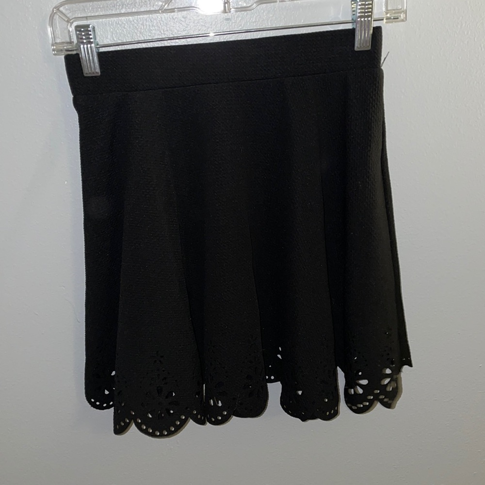 black skirt